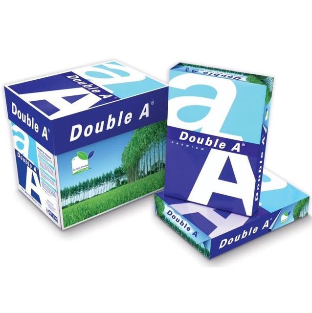 Copy Paper A4 80GSM pulp office Double A White A4 Copy Paper 80 gsm (210mm x 297mm) - Image 1