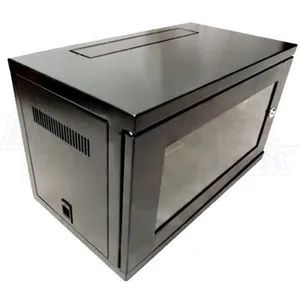 Wall Mount Network Cabinet 6u9u12u15u Two Fan 4-18u Cold-Rolled Steel CE ISO RoHS New - Image 3
