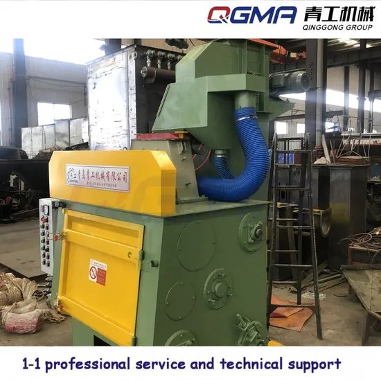 Motorcycle Parts Batch Tumble Belt Steel Shot Blasting Machine - Image 2