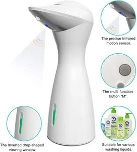White ABS Automatic Hand Sanitizer Touchless Spray Soap Dispenser - Image 4