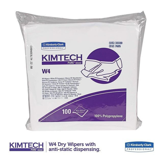Kimtech(TM) KIMTECH PURE W4 Wipers, For Laboratory, Model Name/Number: 33330 - Image 1