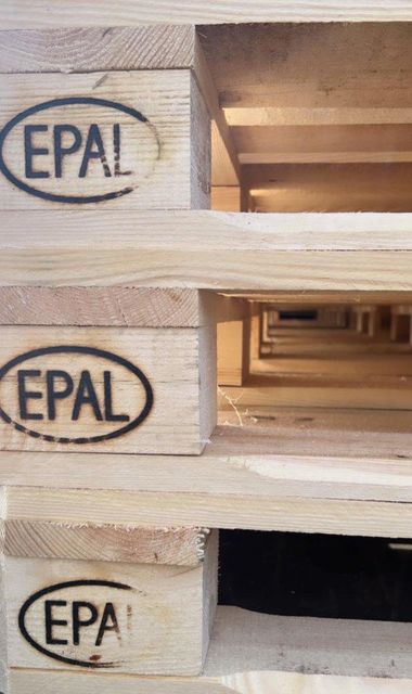 Brand New EPAL Pallets Color White Origin Kosovo Quality Grade Class A Minimum Order Quantity 812 - Image 1