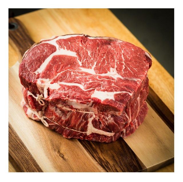 Raw Beef Cross Rib Chuck Roast Frozen - Rich Marbling, Great for Pot Roast - Image 2