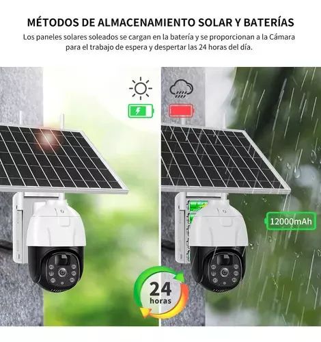 Outdoor Surveillance & Security Solar Power 4G WiFi Security Camera System Wireless - Image 3