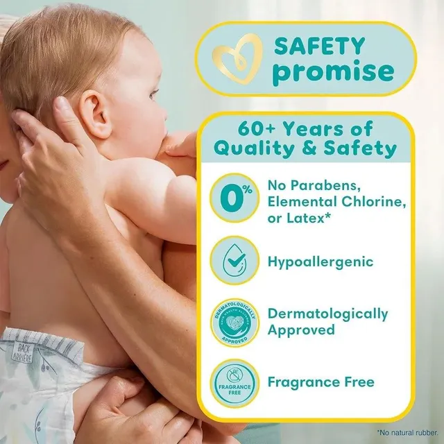 Pampers Pure Protection Baby Diapers – Plant-Based & Hypoallergenic - Image 4