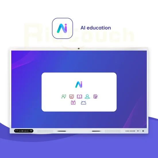 98 Inch Electronic Whiteboard for Conferences with High Precision Writing and Android - Image 4