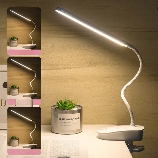 LED Eye Protection Hot Sales Dormitory Study Rechargeable Clipping Desk Lamps - Image 4