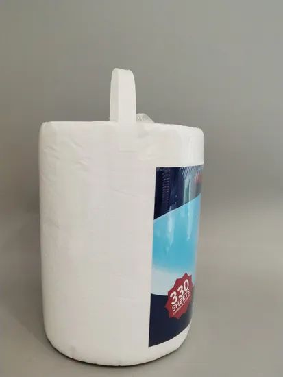 Virgin Wood Pulp Natural White Kitchen Paper Disposable Paper Towels Maxi Roll - Image 3
