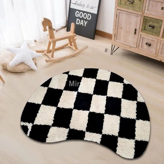 Washable TPR Rubber Rugs Absorbent Door Mats Runner Kitchen Mats Indoor Sublimation Rug - Image 2