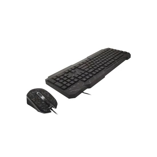 China Factory Cheapest Colored Crack Panel Keyboard Wired Gaming Keyboard and Mouse - Image 5