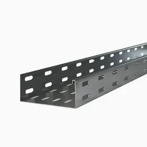 Recommended Durable Customizable Cold Rolled Steel Plate Plastic Spraying Process Cable Trough Bridge Cable Tray - Image 4