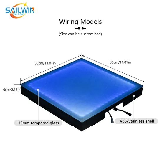 Sailwin Wired Interactive RGB Activate Game LED Dance Floor for Stage Game Event - Image 5