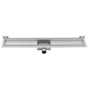 Wall Linear Shower Drain Channel Floor Drain Style Drain Color Silver Kind Floor Drain Model NO. SDS033 HS Code - Image 4