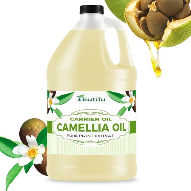 Pure Camellia Oil Cold Pressed Skin Hair Natural Carrier - Image 3