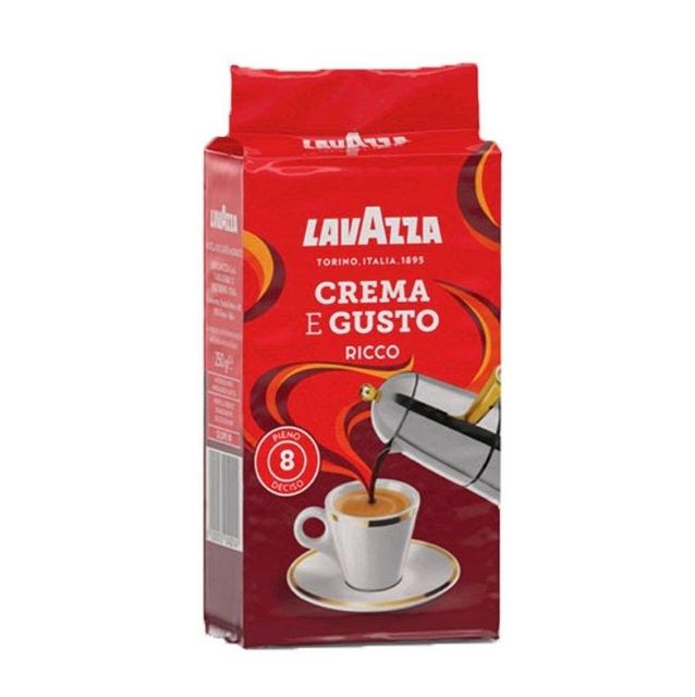 Premium Quality Lavazza Crema e Gusto Ricco, Ground Coffee 250 g - Image 3