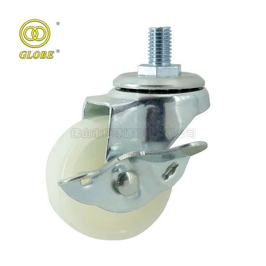 2.5 Inch Threaded Stem Nylon Furniture Caster Mini Castor Wheels - Image 2