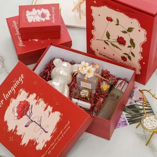 Luxury Gift Box Packaging Perfume Jewelry Box Birthday Gift Box Cosmetics Set Customization - Image 3