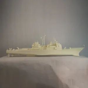 Handcrafted Design Historical 3D Printed Aircraft Carrier Model - Image 2