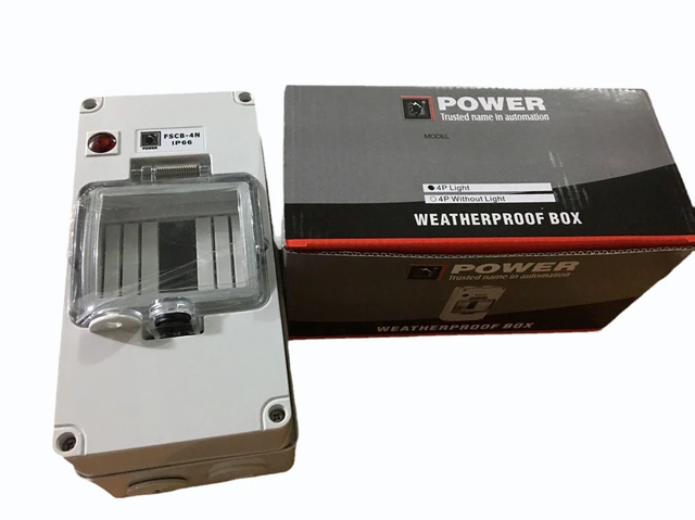 Single Door Ip67 Weatherproof Mcb Box Brand L&T Weight NA Color white Material ABS Dimensions/Size NA Door Type Single - Image 1