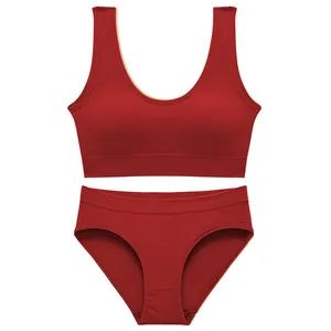 Chic Women's Seamless Lingerie Sets for Active Comfort Origin China Gender Women Age Group Adults HS Code 6212101000 Pattern Pure - Image 6