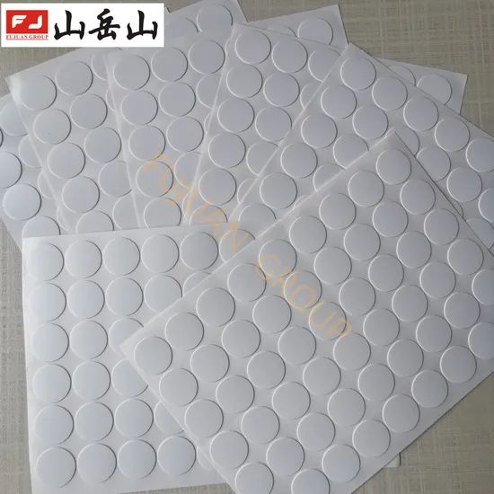 High Quality Adhesive PVC Screw Cover Caps Color White Material PVC Origin China Condition New Model NO. FUJUAN Trademark - Image 2