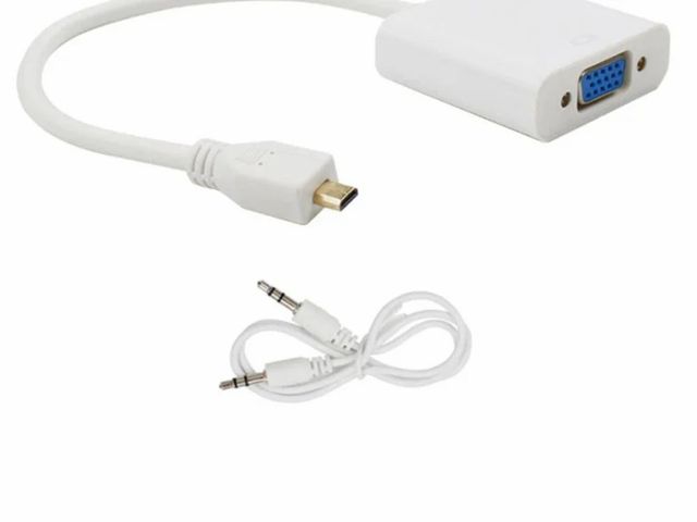Micro Hdmi To Vga Converter Cable With Audio For Raspberry Pi 4, For Computer - Image 5