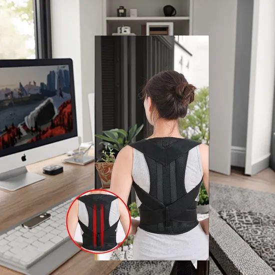 Private Label Logo Nylon Adjustable Back Support Posture Corrector for Ojeras Juanetes Clavicle Shoulder Protection Correction - Image 6