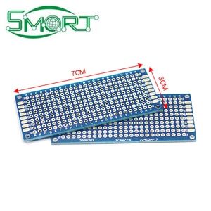 Smart Electronics Double Side Prototype PCB DIY 2*8 Universal Printed PCB Circuit Boards Blue Custom PCB Board - Image 4