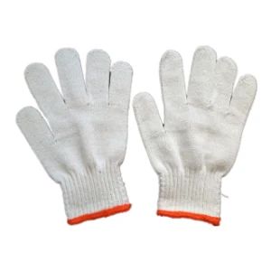 High Wear Cotton Work Gloves Brand Sty Color White HS 6216000039 Length Medium Origin Shandong Impregnation No Sports Gloves - Image 1