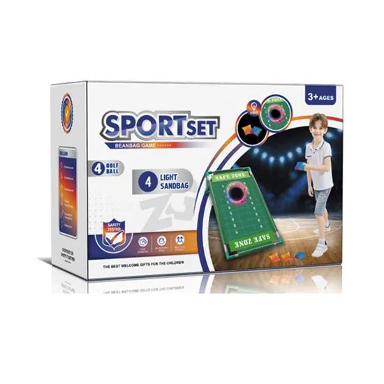 Wholesale Kids Outdoor Indoor Sports Toy Beanbag Game with 4 Golf Balls and 4 Light Sandbags - Image 2