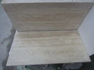 Beige Travertine Marble Wood Travertine Color White Origin China Trademark None Thickness 18mm Stone Form Tile Technics - Image 5