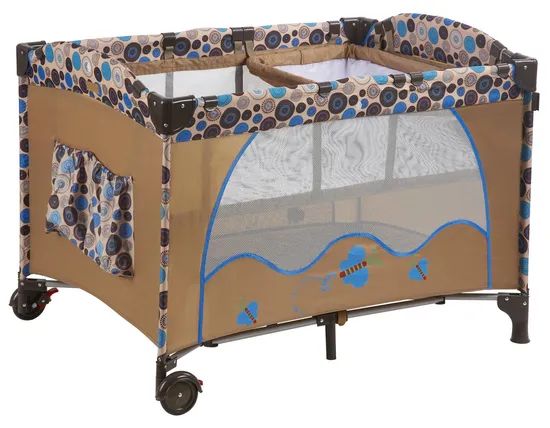 Baby Playpen, Infant Bed HS Code 9403 Origin China Condition New Style American Color Multicolor Model NO. H44-1A1F1G3 Customized - Image 1