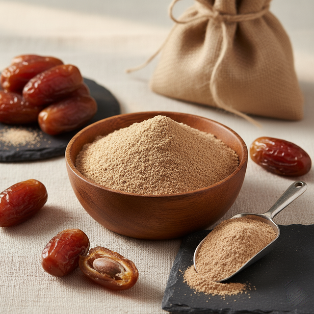 Date powder - Yakutta Additives None Fruit Type Date Features Organic Flavor Rich Caramel Solubility Excellent Freshness Level Dried - Image 2