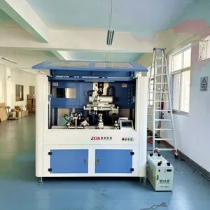 Automatic PLC System Screen Printer for Flawless Print Quality on Square Round Bottle Jars - Image 3