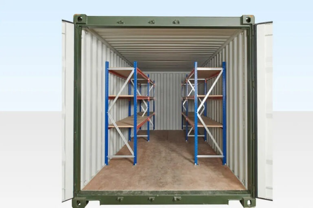 Adjustable, Heavy Duty Three Tier Racking For Rear Of Container - Image 1