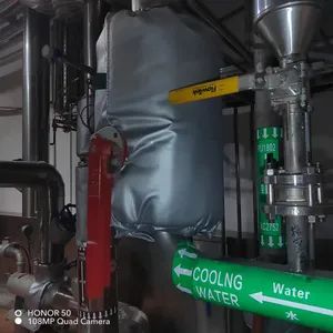 Reusable and Removable Glass Wool Steam Aluminum Pipe Insulation Jacket - Image 5