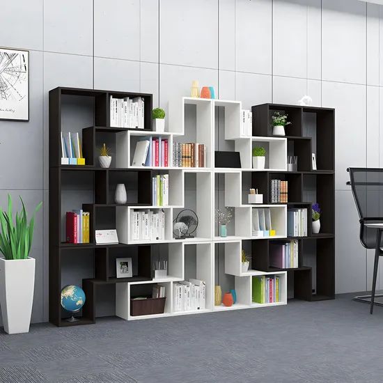 Modern Adjustable Bookcase Shelves for Stylish Home Office Storage - Image 2