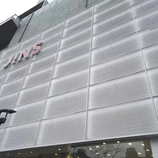 Expanded Metal Mesh Expandable Steel Mesh Outdoor Building Materials Expanded Metal Facade Panel - Image 3