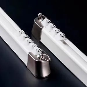 Extendable Curtain Tracks for Windows of Different Sizes Origin China Model NO. WY-CT Type Flatted Track Track Number Double - Image 2