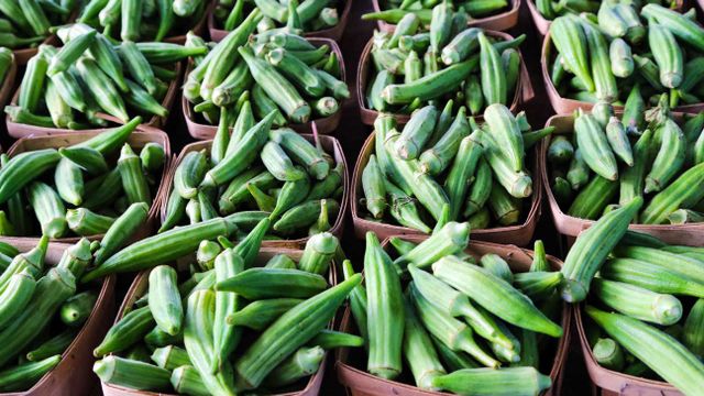 Vacuum Pack Natural Frozen Vegetables Convenient Fresh IQF Original Frozen Okra - Image 3