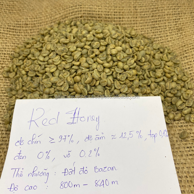 Green Robusta Green Coffee Beans Premium Quality Screen 16 Red Honey Processing Single Origin in Vietnam - Image 5