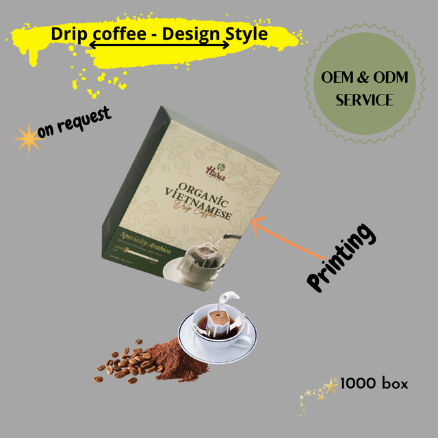 Top Product Drip coffee Filter paper coffee Specialty Arabica Dark roast Hiva's coffee 15 x 0.53 oz/filter Ready to Export - Image 5