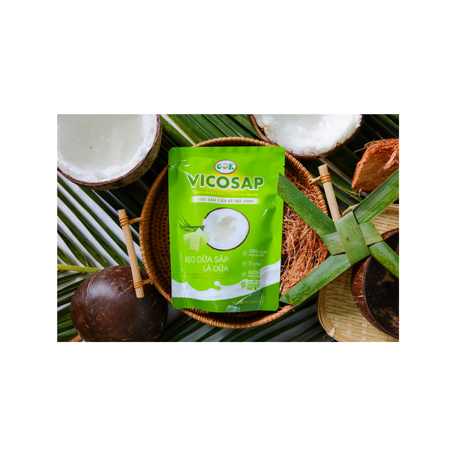 Coconut Sport Candy Good Quality Pandan Leaf Vicosap Pandan Leaf Macapuno Coconut Candy Bag Vietnam Manufacturer - Image 5