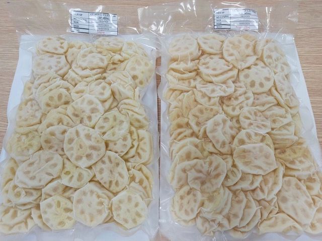 Import-frozen-foods wholesale products lotus root sliced in transparent vacuums sealed bags with ISO Certification - Image 4