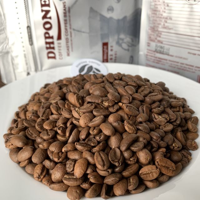 DHPONE whole bean coffee medium roast Vietnam blend Arabica 20%+Robusta 80% 500gram/Bulk with valve high quality ready to s - Image 5