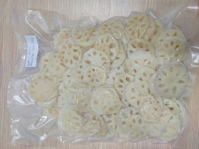 Frozen lotus root slice cut frozen vegetables food, carton packing on customized OEM/ODM Vietnam - Image 5