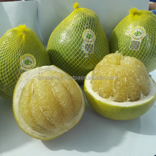 High Quality Vietnamese Pomelo Green Skin Pink Flesh Grade A Type Pomelo Style Fresh Weight (kg) 3 Shelf Life NA Content - Image 1