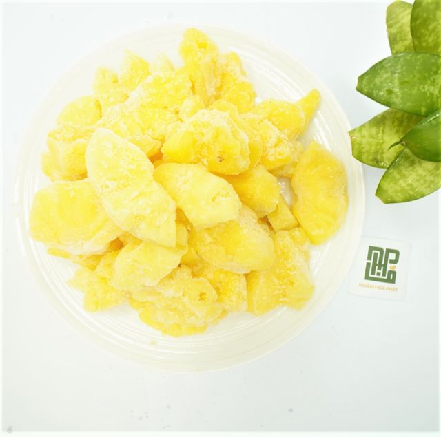 GOOD PRODUCTS : FROZEN PINEAPPLE FRUIT GOOD CHOICE Standardition Delicious heathy SNACK Verified origin - Image 1