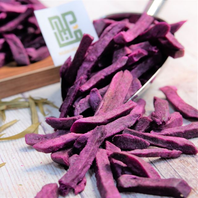 HOT ITEM : DRIED PURPLE SWEET POTATO 100% NATURAL Suitable for all ages Eat delicious Natural sweet - Image 5
