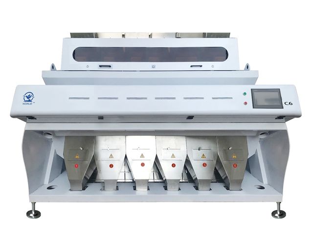 C6 Color Sorter Frame Strength 1000 Kg Power Consumption 3.6 Kw Dimensions 2658 × 1504 × 1760 Mm Sorting Application Grains And - Image 1